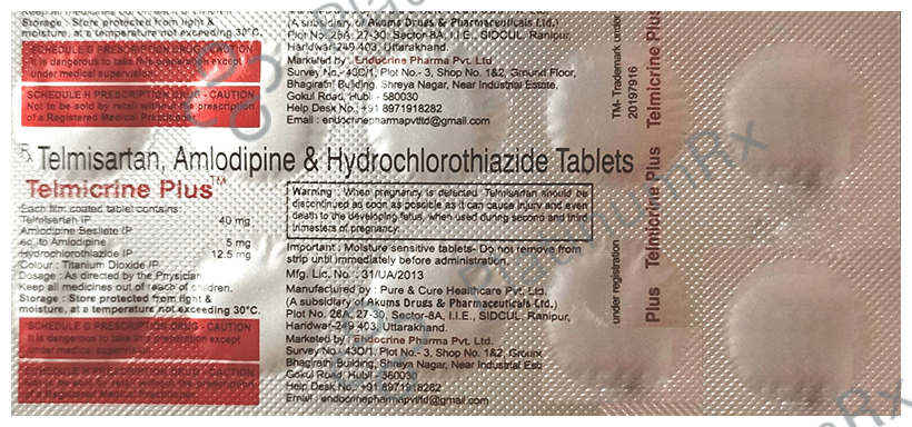 Telmicrine Plus Tablet