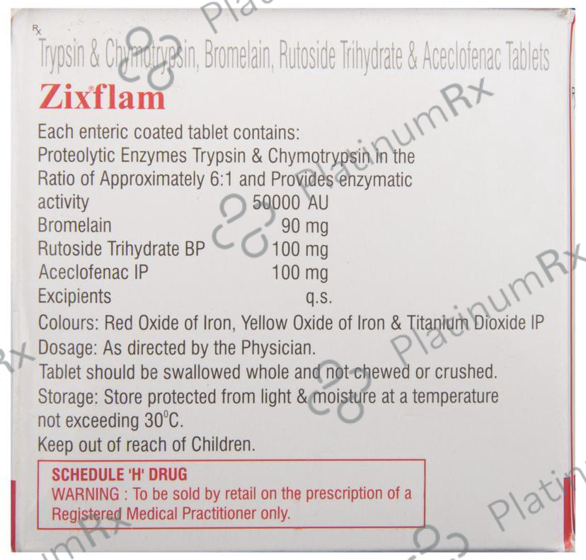 Zixflam Tablet 10s