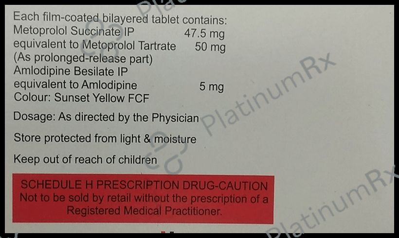 Revelol AM 0.2/50/5mg Tablet PR 15s
