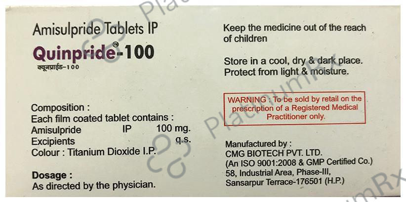 Quinpride 100 Tablet