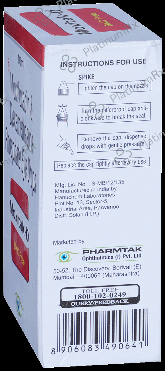 Moxitak D Eye Drop