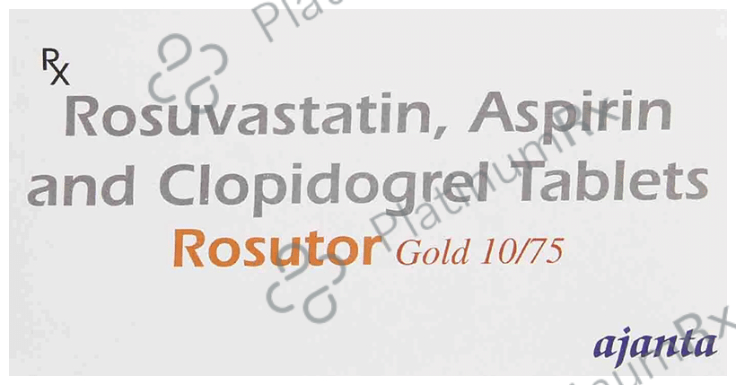 Rosutor Gold 75/75/10mg Tablet 15s