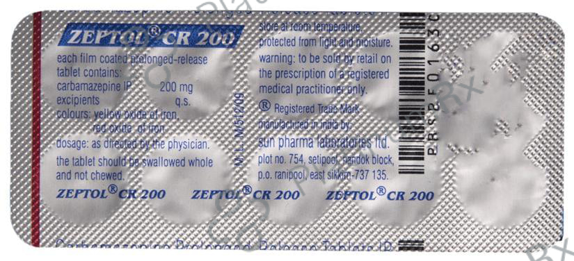 Zeptol CR 200mg Tablet 10s