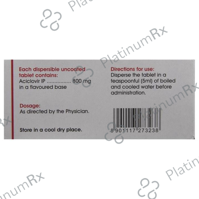 Acivir 800 DT Tablet