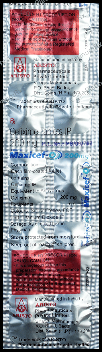 Maxicef O 200mg Tablet 10s