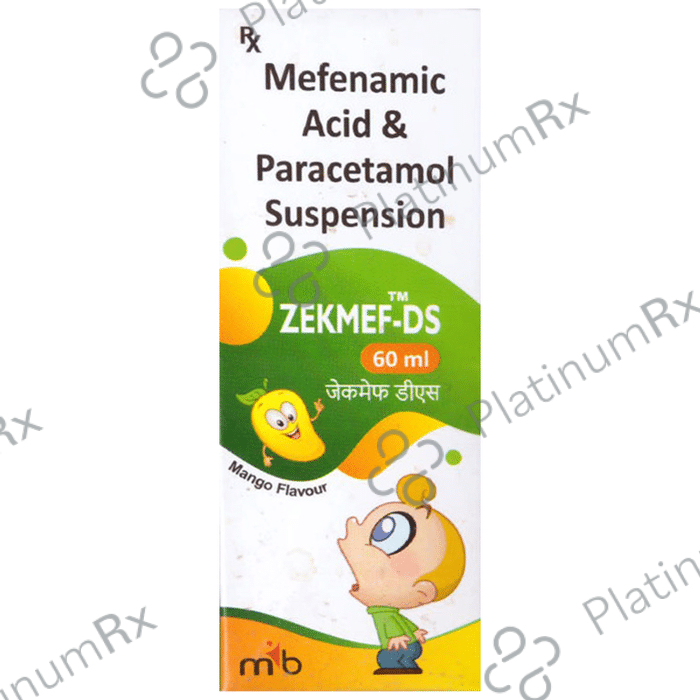Zekmef-DS Oral Suspension Mango