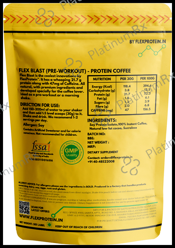 Flex Blast Protein Coffee 250 gm