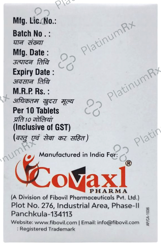Paravax Dom 10mg/325mg Tablet