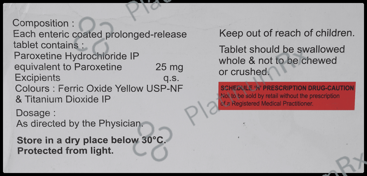 Patinex 25mg Tablet