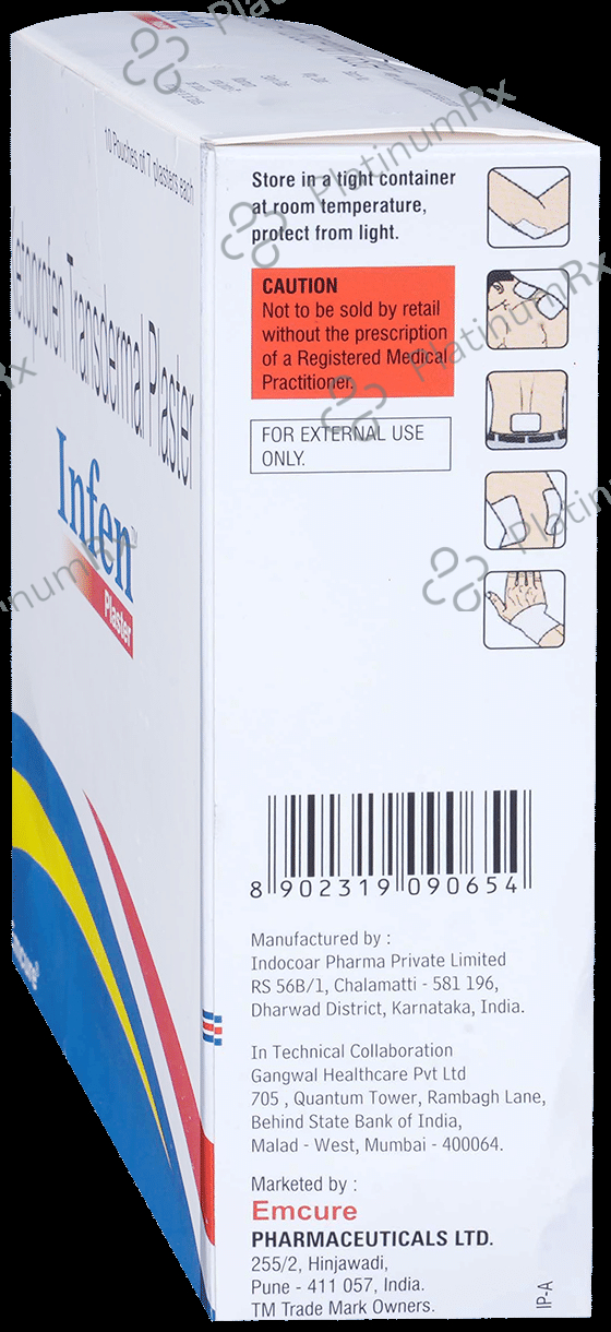 Infen 30mg Plaster Transdermal Patch 7s