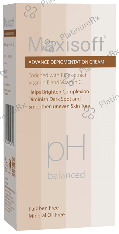 Maxisoft PH Balanced Advance Depigmentation Cream (50gm Each) 1 Tube