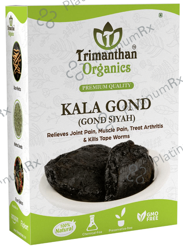 Trimanthan Organics Premium Quality Kala Gond (Gond Siyah)