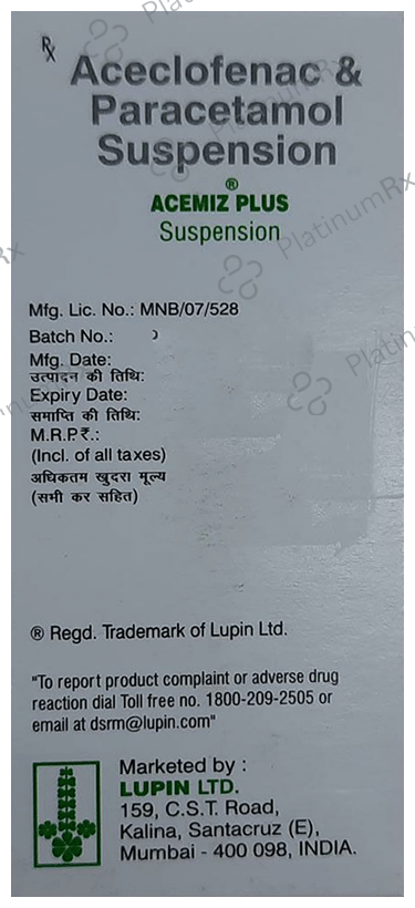 Acemiz Plus Suspension 60ml