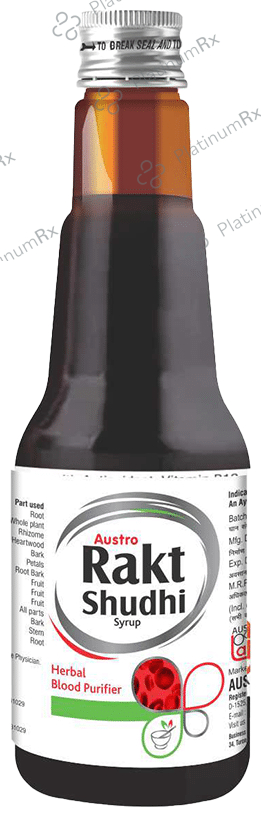 Austro Rakt Shudhi Syrup 225 ml