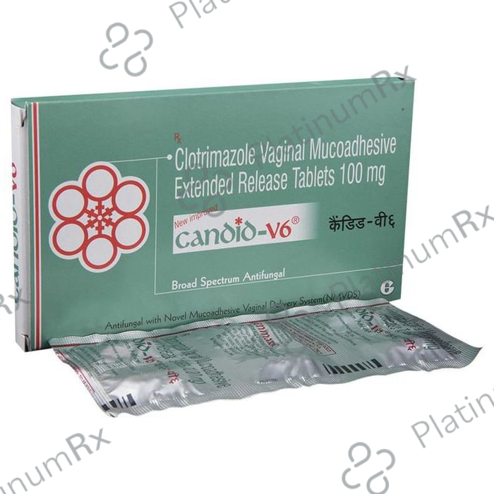 Candid V6 100mg Tablet ER 6s