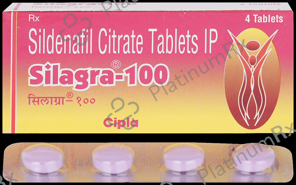 Silagra 100mg Tablet 4 Tablet