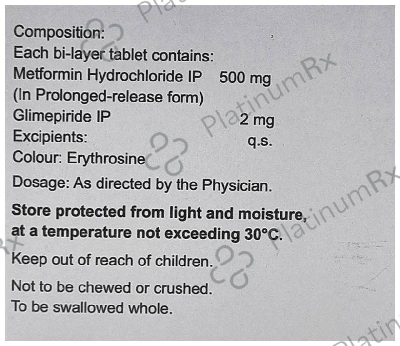 Duopil 2/500mg Tablet PR 10s