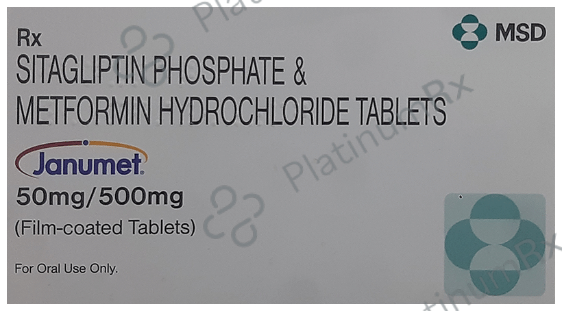 Janumet 50/500mg Tablet 15s