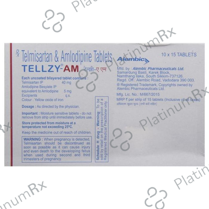 Tellzy AM 5/40mg Tablet 15s
