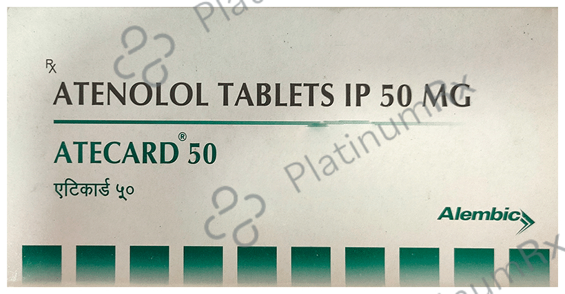 Atecard 50mg Tablet 14s