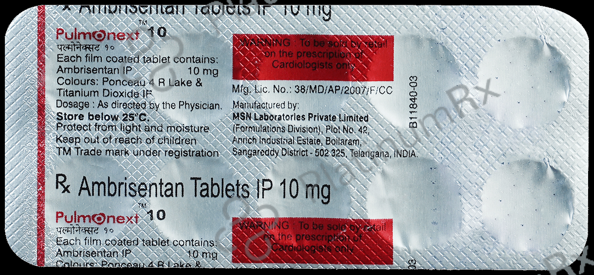 Pulmonext 10mg Tablet 10s