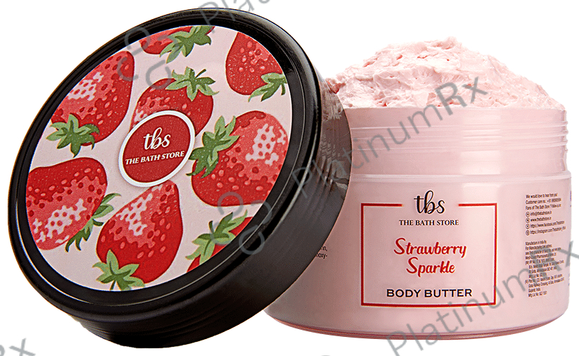 The Bath Store Strawberry Sparkle Body Butter