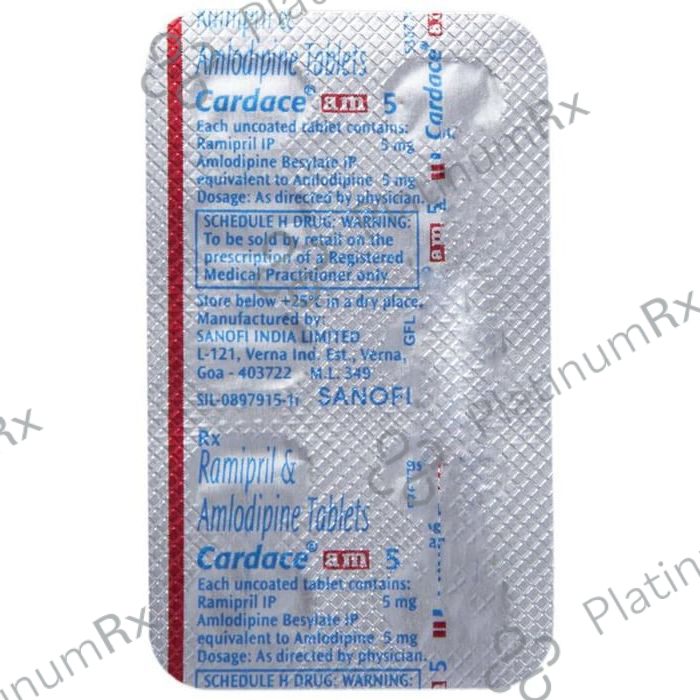 Cardace AM 5/5mg Tablet 15s