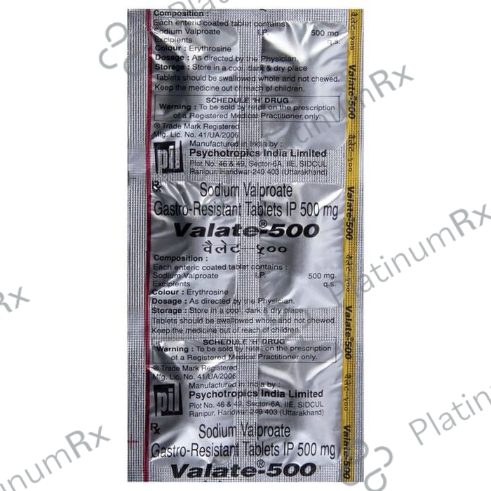 Valate 500 Tablet
