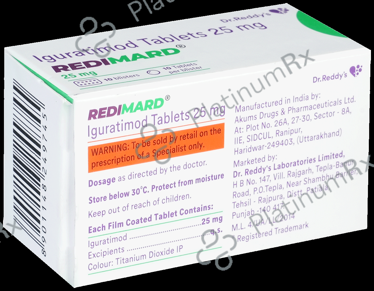 Redimard 25mg Tablet 10s