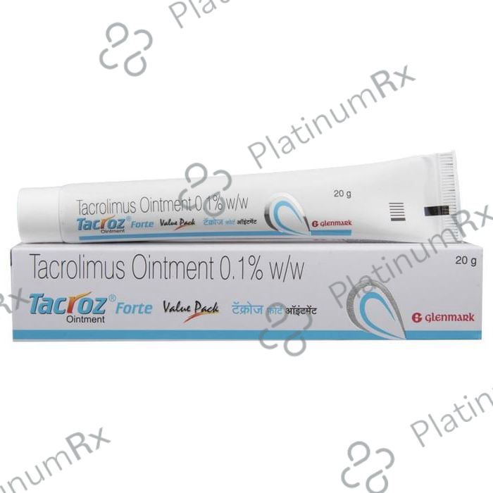 Tacroz 0.1% Forte Ointment 10gm