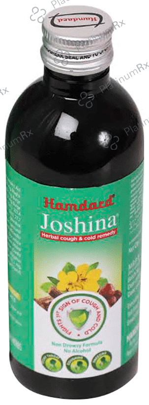 Hamdard Joshina Herbal Cough & Cold Syrup - Non-Drowsy Formula & No Alcohol 100 ml