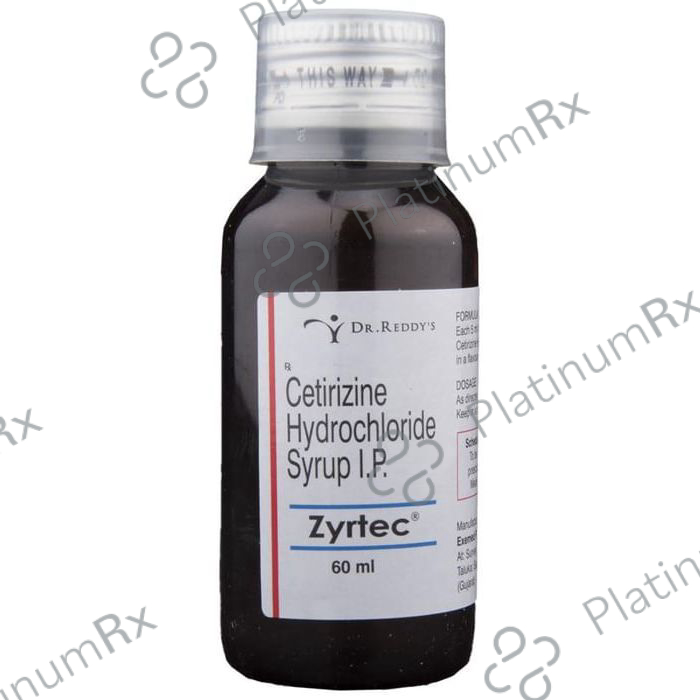 Zyrtec 5mg Syrup 60ml