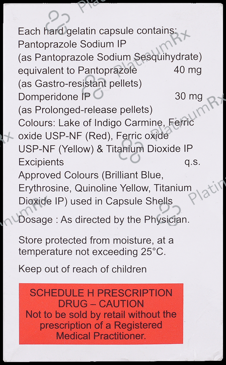 Protochek DSR 30/40mg Capsule SR 10s