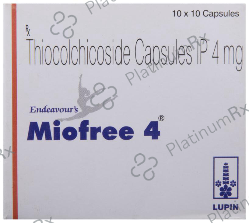 Miofree 4mg Capsule 10s