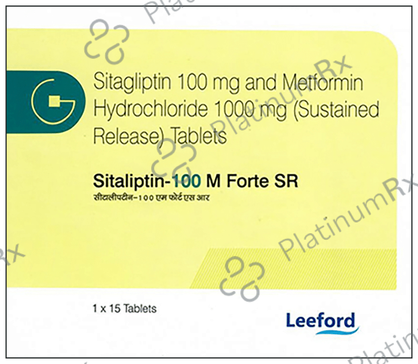Sitaliptin-100 M Forte SR Tablet