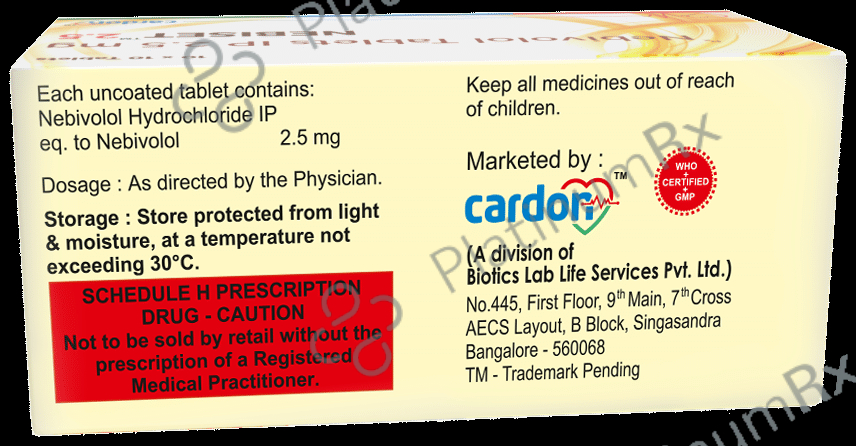 Nebiset 2.5mg Tablet