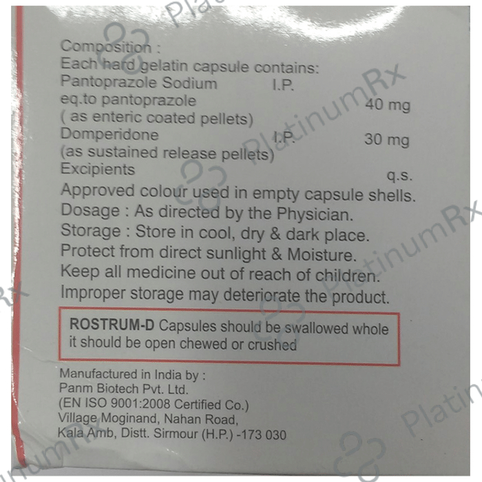 Rostrum-D Capsule