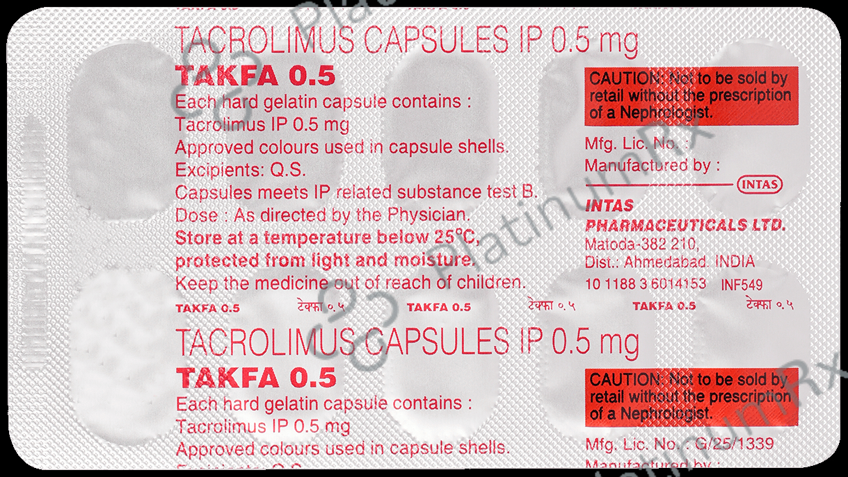 Takfa 0.5mg Capsule 10s