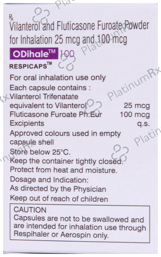 Odihale 100/25mcg Respicap 30s