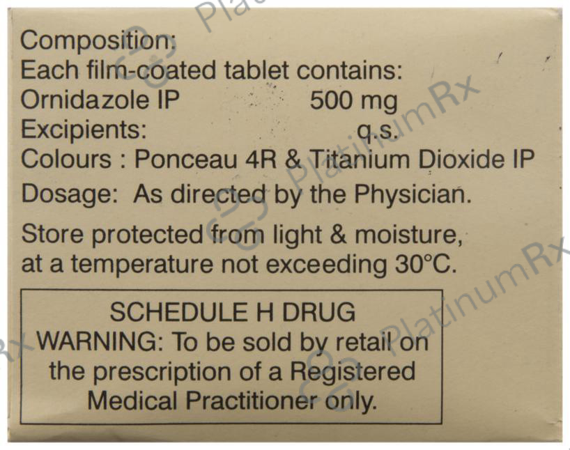 Ornida 500mg Tablet 10s