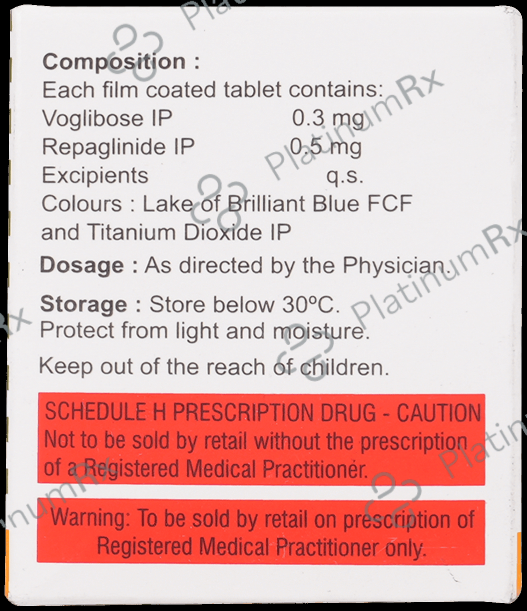 Volix R 0.5/0.3mg Tablet 10s