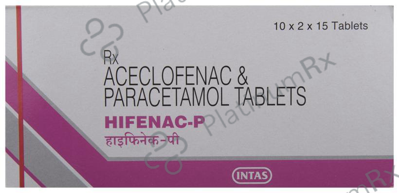 Hifenac P 100/325mg Tablet 15s