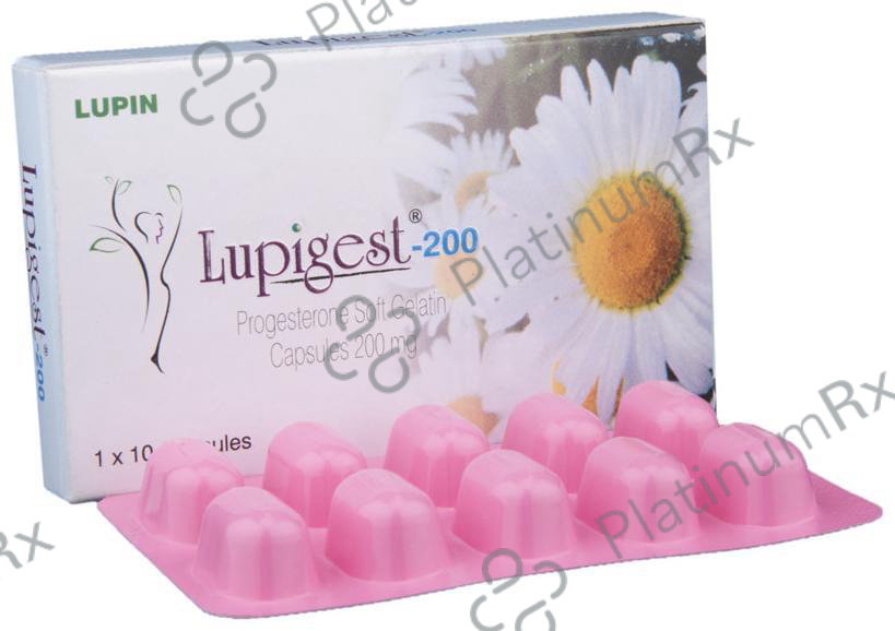 Lupigest 200mg Capsule 10s