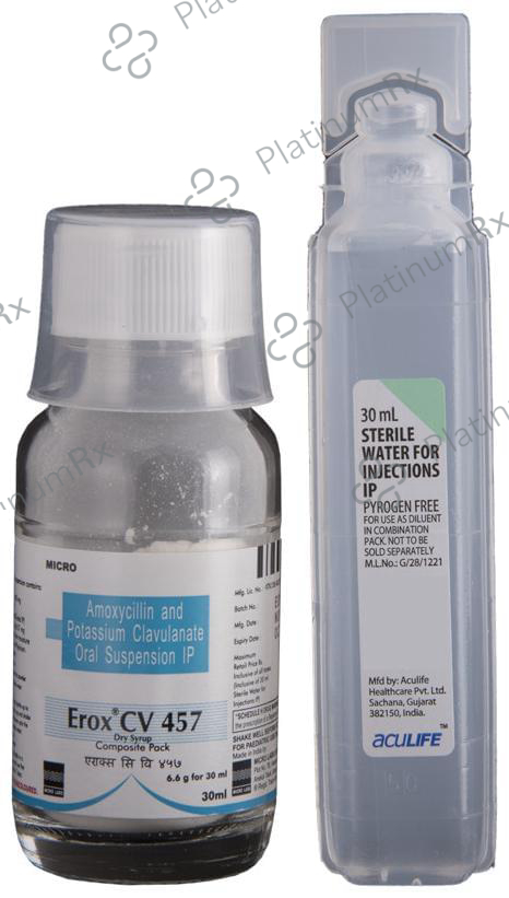 Erox CV 457mg Dry Syrup 30ml