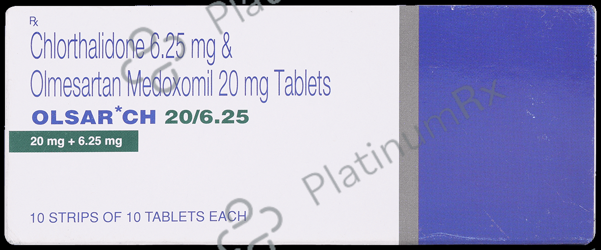 Olsar CH 20/6.25mg Tablet 10s