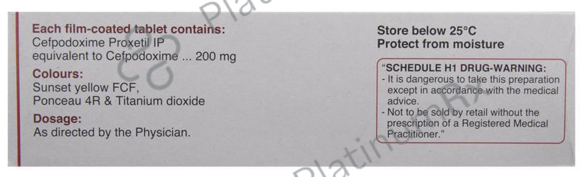 Cefoprox 200mg Tablet 10s