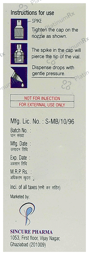 Sincool Plus Eye Drop