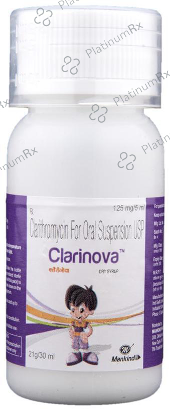 Clarinova 125mg Dry Syrup 30ml