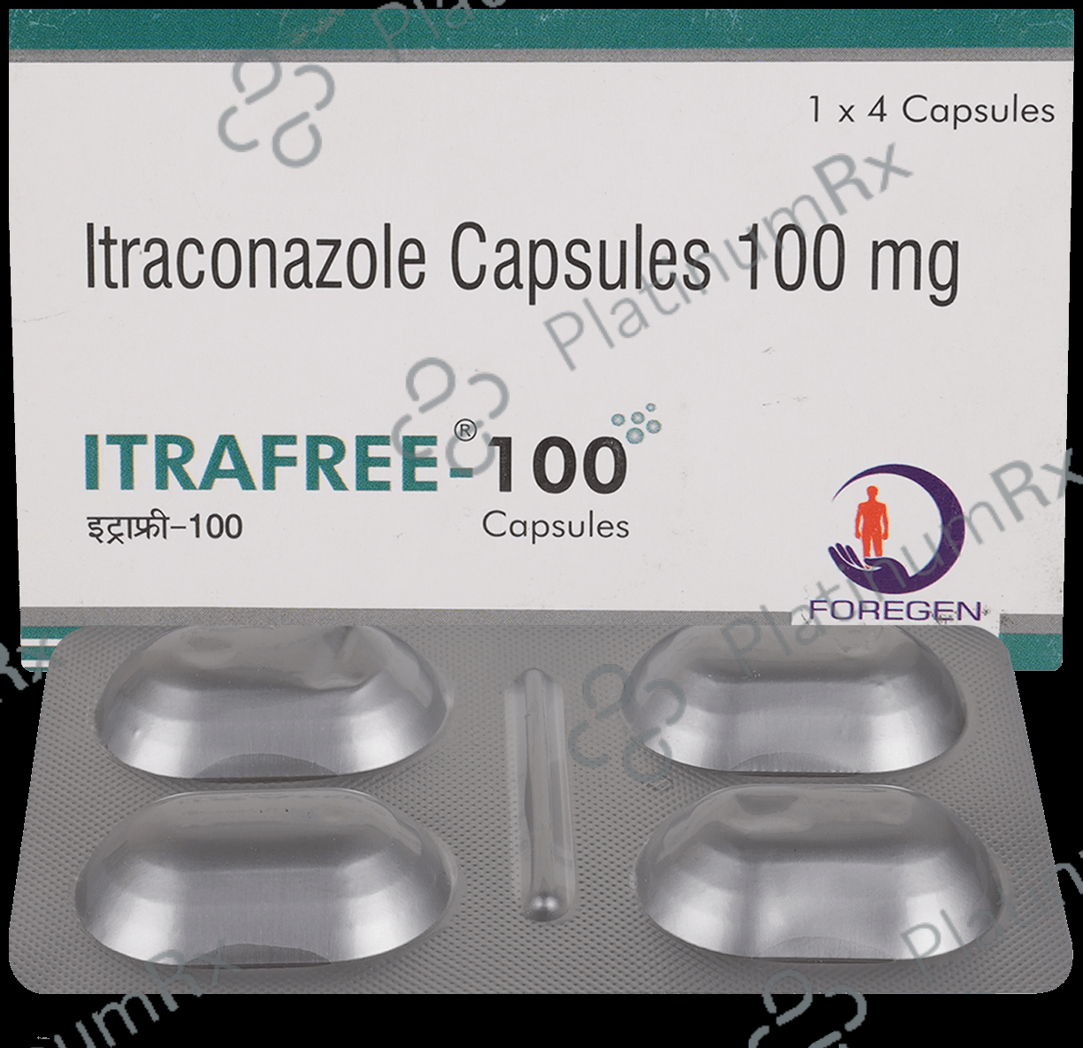 Itrafree 100mg Capsule 4 capsules