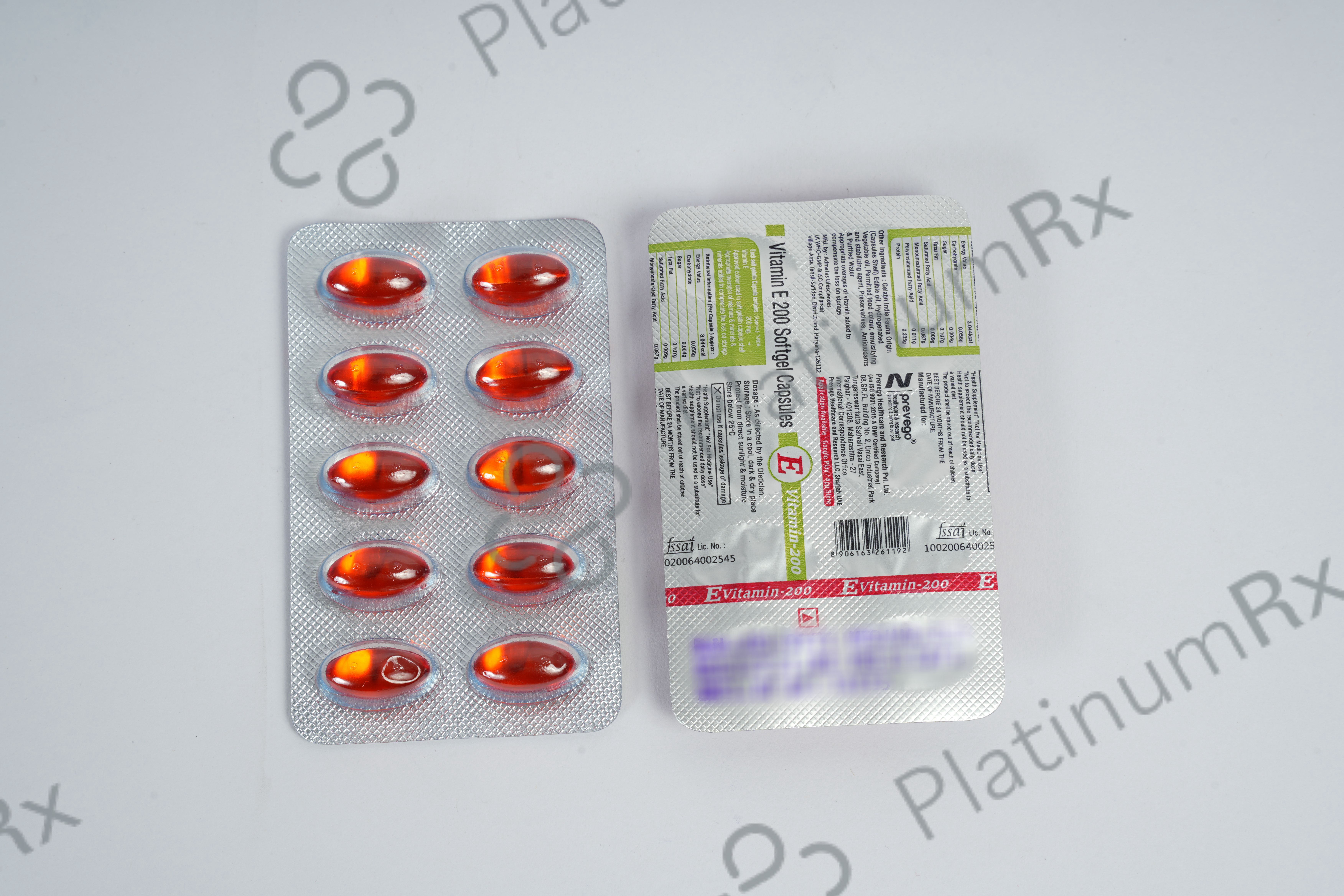 E Vitamin 200mg Capsule 10s